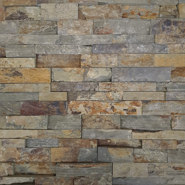  - Muster | Naturstein Verblender | SCHIEFER RUSTIQUE - ca. 15 x 15 - 20 cm - Muster | Afrika Naturstein