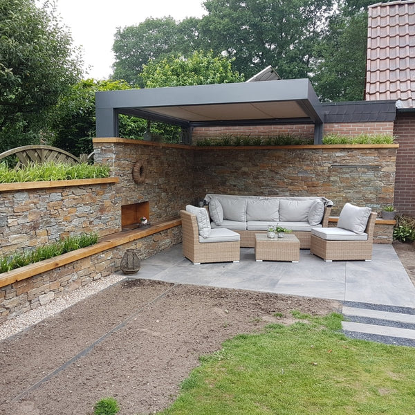  - Muster | Rocks Verblender | QUARZIT RUSTIQUE - ca. 15 - 20 x 20 cm - Muster | Afrika Naturstein