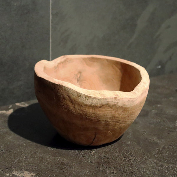  - Kleine Dekoschale aus Suar Holz, Ø 20 cm - Badgestaltung | Afrika Naturstein