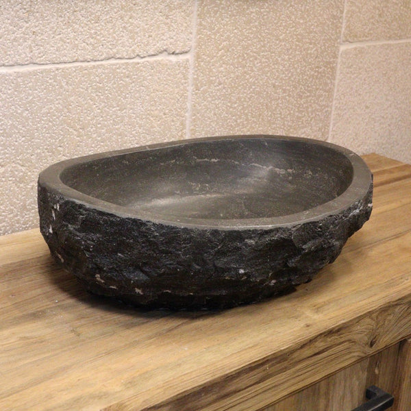 WAVE | Waschbecken | Blaustein roh - WAVE | Waschbecken | Blaustein roh - 50 x 35 x 13 - 15 cm - Badgestaltung | Afrika Naturstein GmbH - WAVE | Waschbecken | Blaustein roh - 50 x 35 x 13 - 15 cm - Badgestaltung | Afrika Naturstein