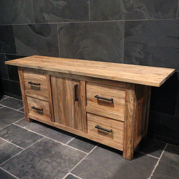  - BINTAN 1 Waschbeckenunterschrank - 190 x 50 x 80 cm - Badgestaltung | Afrika Naturstein