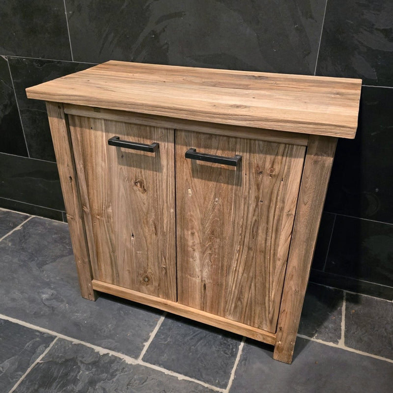  - BANTAM 7 | Teak Kommode - Badgestaltung | Afrika Naturstein