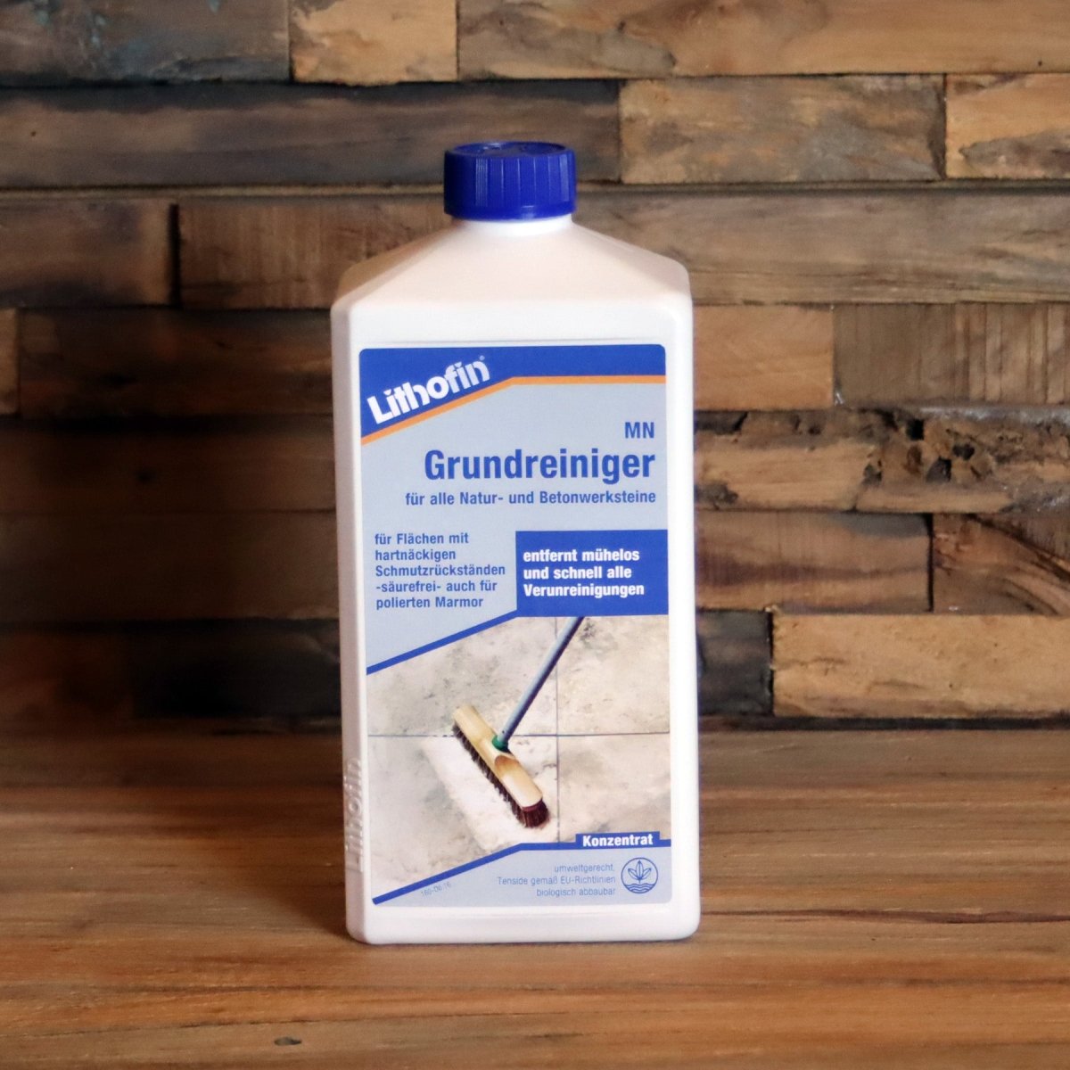  - Lithofin GRUNDREINIGER - 1 L - Schoonmaakmiddelen voor badkuip en tegels | Afrika Naturstein