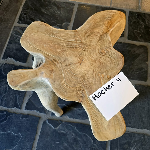  - Hocker aus Wurzelholz - Hocker 4 - Badgestaltung | Afrika Naturstein