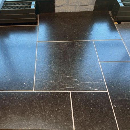  - Kalkstein Fliesen | BELGISCHER BLAUSTEIN | Kloosterdal getrommelt - 50 x 50 x 1.5 cm - Fliesen | Afrika Naturstein