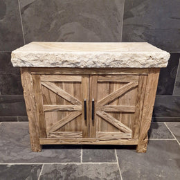  - LOMBOK Kommode - 106 x 50 x 80 cm - Badgestaltung | Afrika Naturstein
