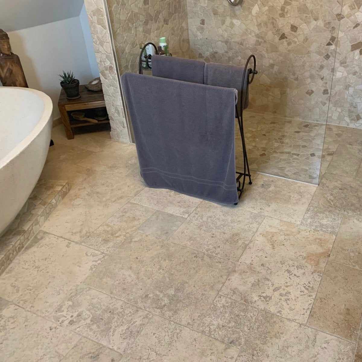 Travertin Fliesen | Getrommelt | Naturstein