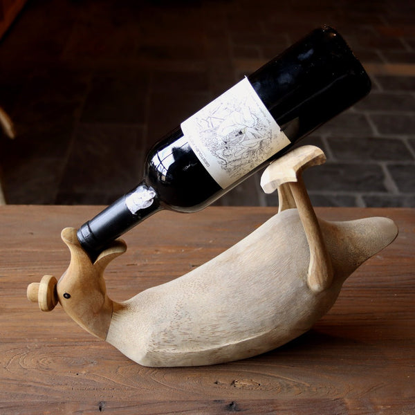  - Deko Ente "Drunking Duck" - Badgestaltung | Afrika Naturstein