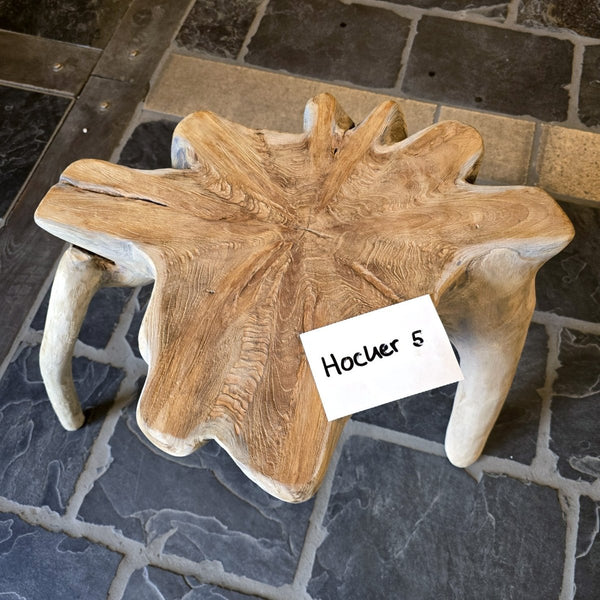  - Hocker aus Wurzelholz - Hocker 5 - Badgestaltung | Afrika Naturstein