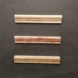 Naturstein | Bullnose Travertin | Drei Farbvarianten