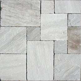 Naturstein Sandstein Fliesen für Wand und Boden grau - Muster | Sandsteinfliesen | SANDSTEIN GREY - ca. 20 x 20 cm - Muster | Afrika Naturstein