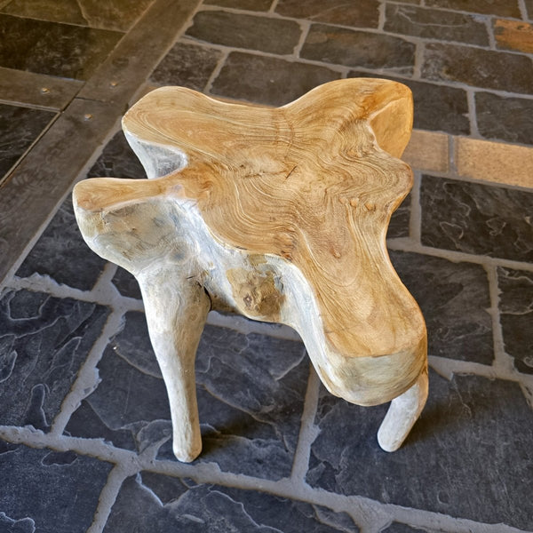  - Hocker aus Wurzelholz - Hocker 4 - Badgestaltung | Afrika Naturstein