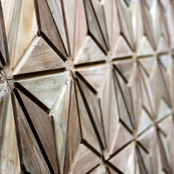  - DIAMOND | Holzverblender - 1 Stück 26 x 30 x 1,3 cm - Verblender | Afrika Naturstein