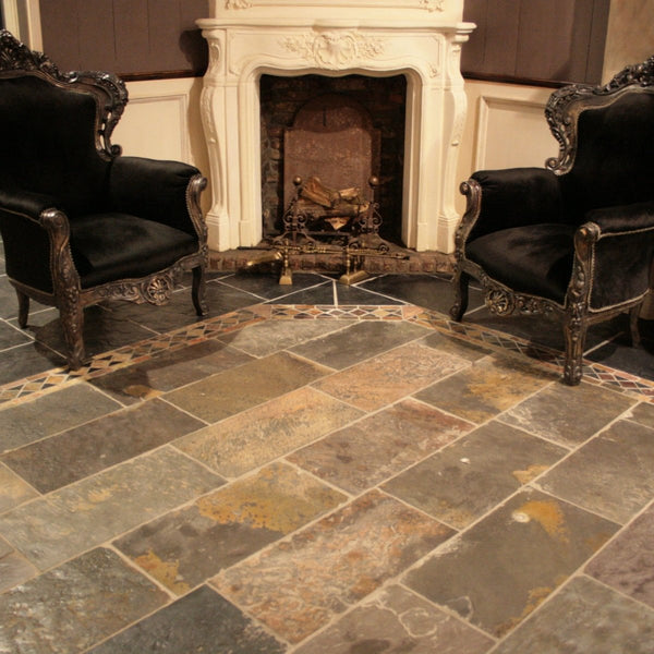 Schiefer - Fliesen für Wand und Boden Namib Desert - Muster | Schieferfliesen | NAMIB DESERT - ca. 20 x 20 cm - Muster | Afrika Naturstein