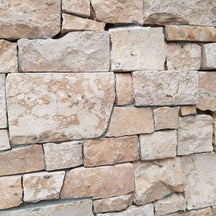 BEIGE Rocks Verblender aus Kalkstein, Naturstein, mit unregelmäßiger Oberfläche und natürlicher Farbgebung, ideal für Wandgestaltung