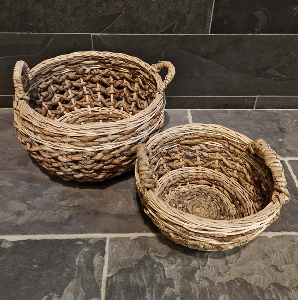  - Handgeflochtenes Körbchen aus Rattan - Badgestaltung | Afrika Naturstein