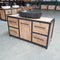 METAALLOOK 1 dressoir 150 x 55 x 80 cm