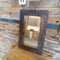 RAILWOOD Oude houten spiegel handgemaakt uniek in vele maten