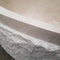WAVE Badewanne freistehend CREMA PERLA Marmor beige Länge 180 oder 200 cm