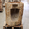 J- ZAKYNTHOS versteend hout wasbak 74 x 58 x 91 cm