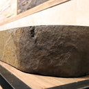 Rivierstenen dubbele wasbak 142 x 50 x 16 cm