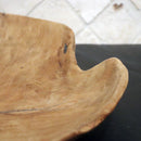 Decoratieve houten schaal ø 50 cm