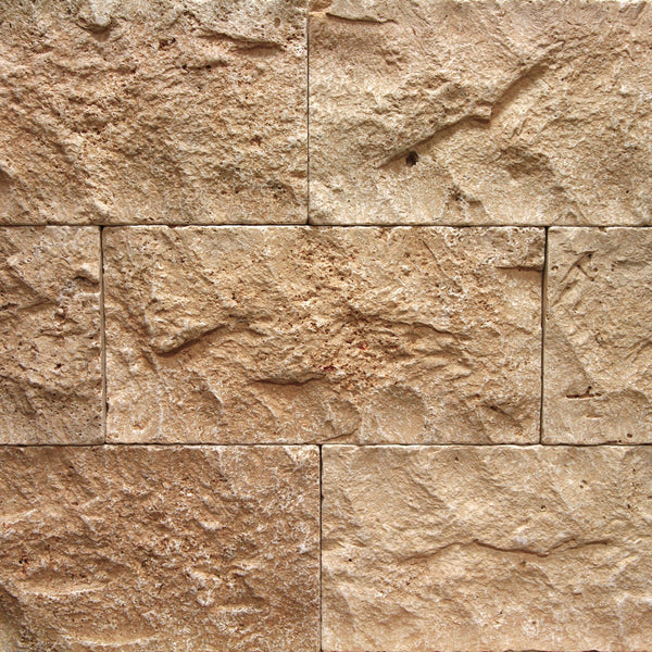 Muster - Naturstein Verblender Travertin 60 x 30 x 2,0-3,5 cm